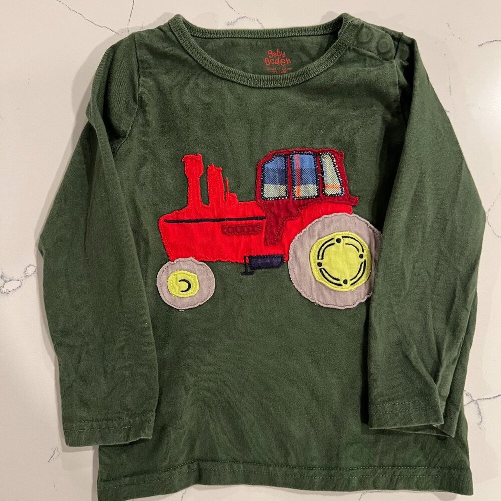 Baby Boden Tractor Tee 18-24 Months